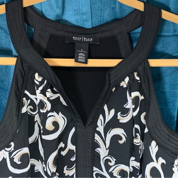 White House Black Market, sleeveless blouse size Small - Picture 3 of 4